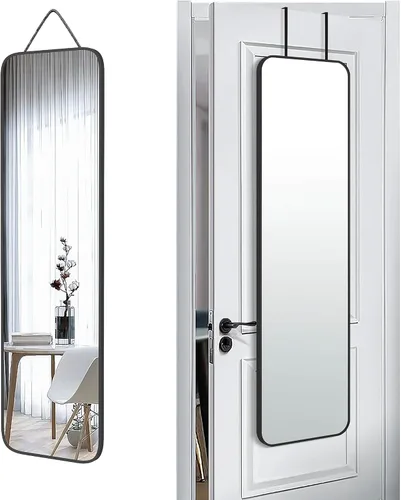 Miniatura 21 de SCWF-GZ - Espejo rectangular de longitud completa de 20x30 pulgadas, para montar en la pared, colgante o apoyado contra la pared, con marco de metal