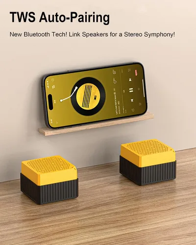 Miniatura 6 de Altavoces Bluetooth portátiles, IPX6 impermeable inalámbrico para exteriores pequeño altavoz con 24 horas de reproducción, graves estéreo HD