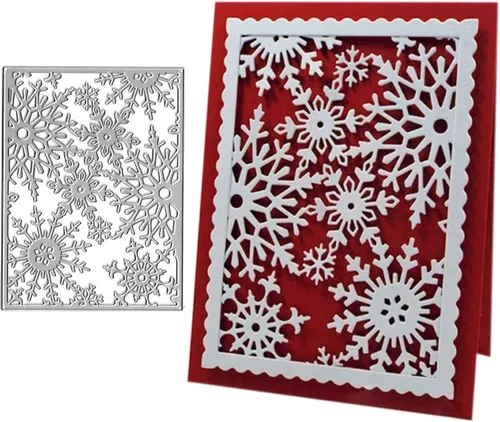 Miniatura 20 de Plantillas de corte de metal para Navidad DIY, plantilla de estampado en relieve para álbum de recortes, creación de tarjetas, molde para álbum