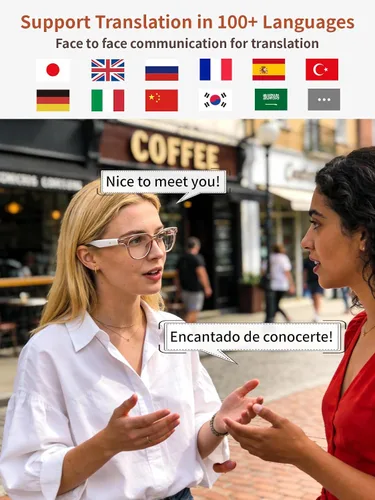 Miniatura 5 de Gafas Bluetooth para mujeres y hombres con Bluetooth 5.4, gafas de traducción con bloqueo de luz azul y lentes de cambio de color, asistente de voz