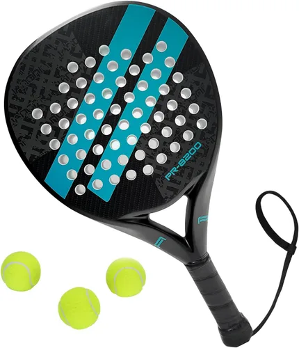 Miniatura 2 de IANONI Raqueta de pádel de fibra de carbono con superficie de EVA con núcleo de espuma flexible Palas de tenis de pádel Raqueta de tenis de playa