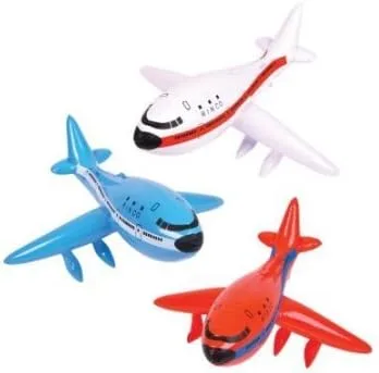 1 docena de aviones inflables gigantes de 33 pulgadas/Jet/747/infla/avión/decoraciones de fiesta de cumpleaños/decoración/