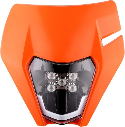 Miniatura 13 de Faro delantero LED para Dirt Bike, kit de lámpara de cabeza universal para motocicletas compatible con Motocross, Pit Bike, Enduro, ATV, Supermoto