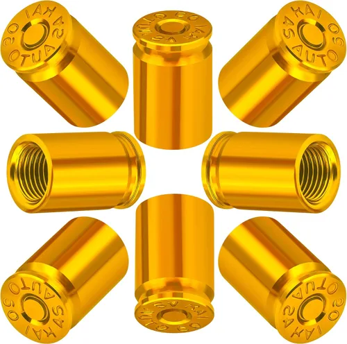 Miniatura 37 de Tapas de válvula de neumático, bala, aleación de aluminio, cubiertas universales a prueba de polvo para automóviles, SUV, camiones, bicicletas