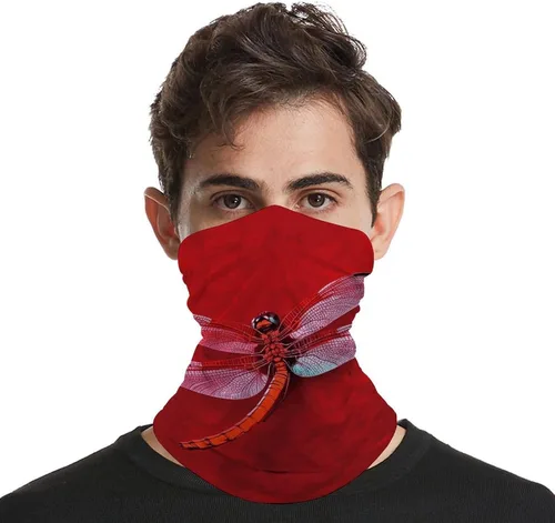 Miniatura 4 de Dragonfly Neck Gaiter for Men Women Upf 50+ Sun Protection Balaclava Face Mask Cover Moisture Wicking & Quick Dry Neckerchief Seamless Ski Mask