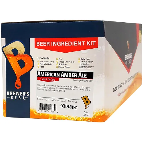 Miniatura 9 de Kit de ingredientes para preparación casera de cerveza Brewer's Best BIK-1007, American Amber
