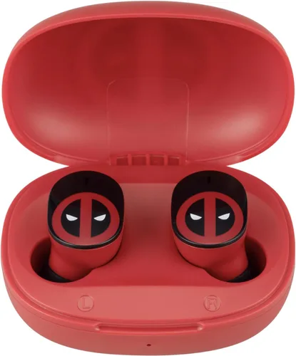 Miniatura 8 de eKids Deadpool - Auriculares inalámbricos con micrófono, auriculares Bluetooth con estuche de carga (Deadpool)