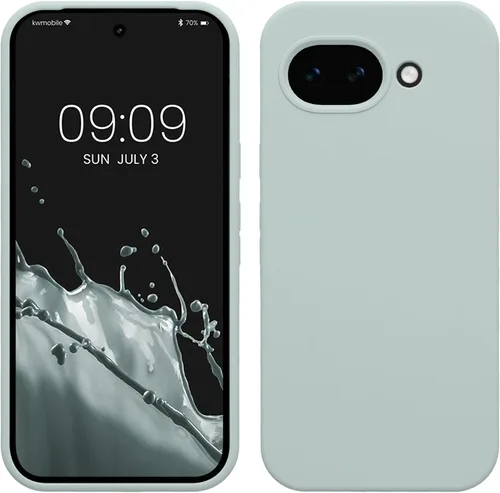Miniatura 202 de kwmobile Funda Compatible con Google Pixel 6 Pro - Funda de teléfono de silicona TPU con acabado suave - Azul Arrecife