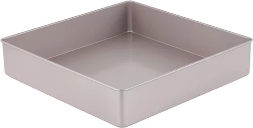 Miniatura 10 de CHEFMADE Molde cuadrado para tartas, plato de 5 pulgadas de profundidad con parte inferior suelta extraíble antiadherente cuadrado para hornear
