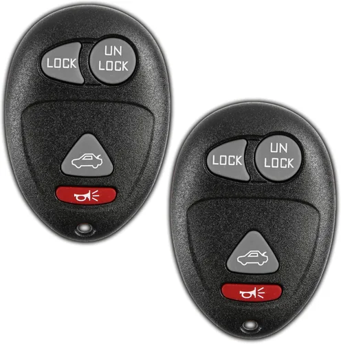 Miniatura 9 de Llave control remoto de repuesto KeylessOption, de 4 botones, para acceso sin llave, Negro