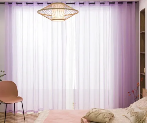 Miniatura 53 de PI - Cortinas traslúcidas con paneles pequeños, cortina transparente para ventana de cocina, mirador, 2 paneles