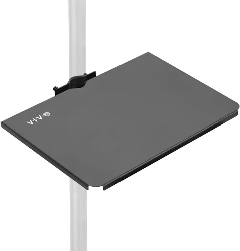VIVO Soporte universal de acero para estante de 14 x 10 pulgadas para carrito de TV, soporte de altavoz y más/ plataforma de almacenamiento de