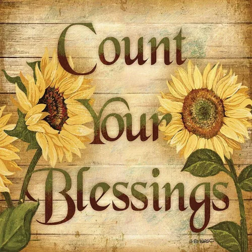 ArtExpert Count Your Blessings by Ed Wargo - 12x12 Art Print Poster
