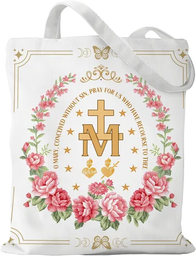 Miniatura 9 de Bolsa de algodón para mujer, regalos de recuerdos, bolsas de tela reutilizables, regalos de diseño artístico de acuarela