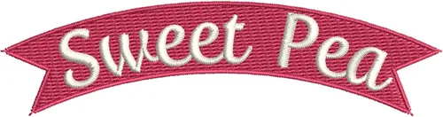 Sweet Pea – Parche bordado estilo rockero de alta calidad para planchar o coser – Rosa Romance Sweet Love Humor divertido – Divertido emblema de