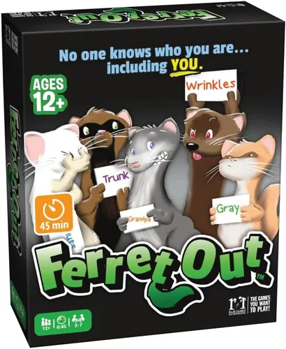 R&R Games Hurón hacia fuera, juego de cartas familiar, ideal para adultos y niños