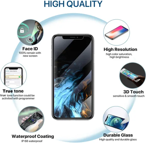 Miniatura 3 de Kit de reemplazo de pantalla para iPhone 11 Pro Max de 6.5 pulgadas, pantalla LCD 3D táctil Full HD, kit de reparación de montaje completo, adhesivo