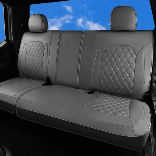 Miniatura 16 de Huidasource Fundas de asiento para Chevy Silverado 1500, fundas de asiento Silverado, GMC Sierra Pickup 1500 2007-2013 y 2019-2025, 2500HD 3500HD