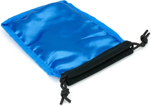 Miniatura 2 de Bolsa de dados grande clásica – 5 x 8 pulgadas con cierre de cordón y diseño duradero – Capacidad para más de 100 dados poliédricos (interior azul)