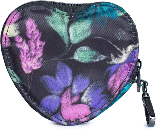 Miniatura 3 de Lug Llavero con monedero de corazón negro Bloom Black Bolsa de corazón
