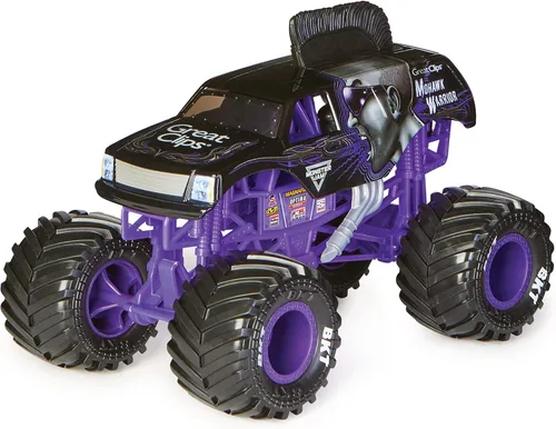 Miniatura 8 de Monster Jam, Camión monstruo dragón oficial, vehículo fundido a presión, escala 1:24