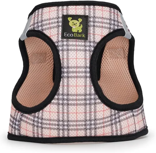 Miniatura 40 de EcoBark - Arnés ecológico reflectante de malla para perros pequeños, pechera fácil de poner, ajustable y suave para razas miniatura
