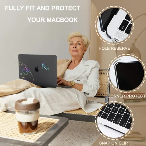 Miniatura 6 de Funda protectora para MacBook Air de 11 pulgadas 2015 2014 2013 2012 2011 2010 A1465 A1370, diseño de patrón de plástico, funda para laptop