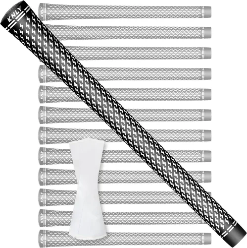 KNLY Juego de empuñaduras de golf 360 de 13 unidades - Empuñaduras de goma suave para palos de golf con cintas y kit completo de regripping a