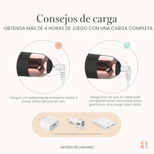 Miniatura 4 de Vibrador Ava para mujeres – Vida útil de la batería de 4 horas Silicona segura para el cuerpo resistente al agua Vibradores de clítoris juguete