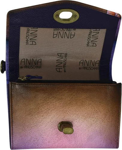 Miniatura 4 de Anna by Anuschka Organizador de cuero pintado a mano para mujer