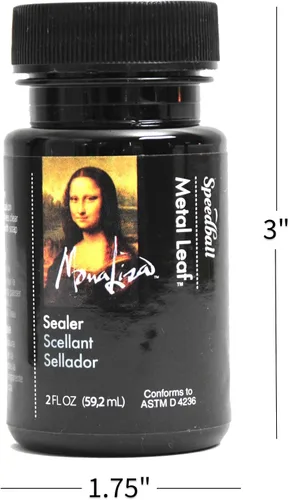 Miniatura 3 de Speedball Mona Lisa sellador a base de agua de 2 onzas para hoja de metal.