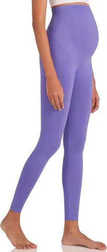 Miniatura 5 de Enerful Leggings de maternidad para mujer sobre el vientre, sin costuras, suaves, para embarazo, entrenamiento, yoga activo, pantalones