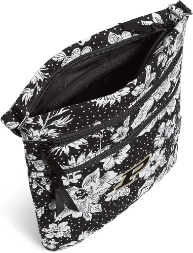 Miniatura 3 de Vera Bradley Cotton Collegiate Triple Zip Hipster Crossbody Purse (Multiple Teams Available)
