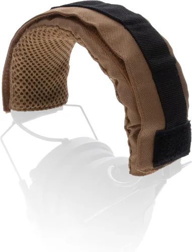 Walker's Diadema envolvente para orejeras de tiro, cubierta universal transpirable para auriculares de protección auditiva, cierre de gancho y bucle