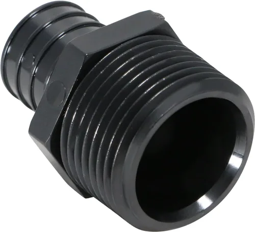 Miniatura 3 de 5 piezas XFITTING 1 en Pex B x 1 en adaptador NPT macho, aleación de polietileno