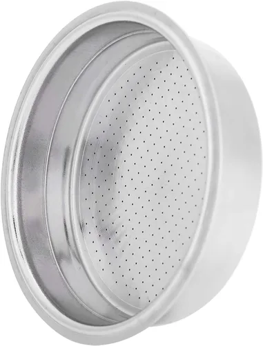 Miniatura 8 de Cesta de filtro de café ultrafina de acero inoxidable de doble capa, filtro poroso presurizado de 2.008 in, accesorios de repuesto para cafetera