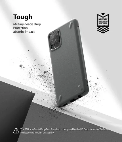 Miniatura 6 de Ringke Onyx - Funda compatible con Samsung Galaxy A12 (6.5 pulgadas), antihuellas dactilares, antideslizante, agarre cómodo, resistente, duradera, a