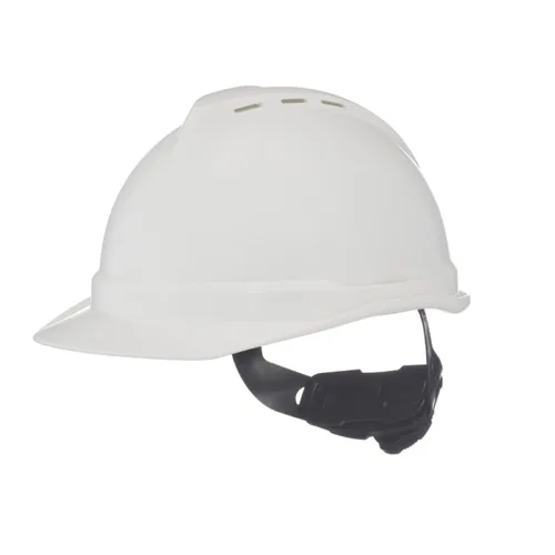 Miniatura 9 de MSA 10034088 V-Gard 500 - Casco de seguridad estilo gorra, con suspensión de trinquete Fas-Trac III, carcasa de polietileno, protección contra