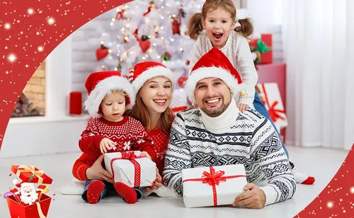 Miniatura 5 de Century Star Calcetines de Navidad con agarres de algodón para niños pequeños, calcetines de invierno antideslizantes