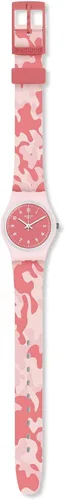 Miniatura 2 de Swatch - Reloj de cuarzo para mujer con correa de silicona color rosa 15 modelo LP157