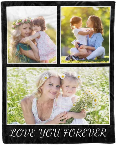 Miniatura 39 de D-Story Regalos para mamá, regalo para el día de la madre de parte de hija e hijo, manta de franela suave regalo para mamás Navidad, manta de cama