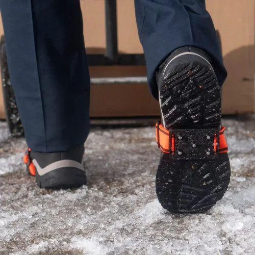 Miniatura 12 de Tacos de hielo K1 de suela media Patas de tracción fáciles de girar para una transición frecuente en interiores y exteriores, conducción o escalada