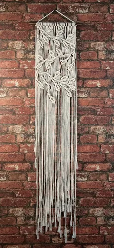 Miniatura 2 de Solid Oak Kit de colgador de pared Macramé - Hojas de macramé Solid Oak Hazlo tú mismo, kit de hojas