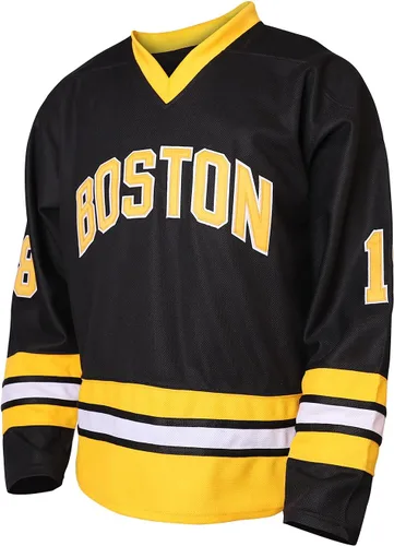 Miniatura 2 de Happy Gilmore 18 Boston Adam Sandler 1996 película de hockey sobre hielo Jersey para hombre S-XXXL cosido