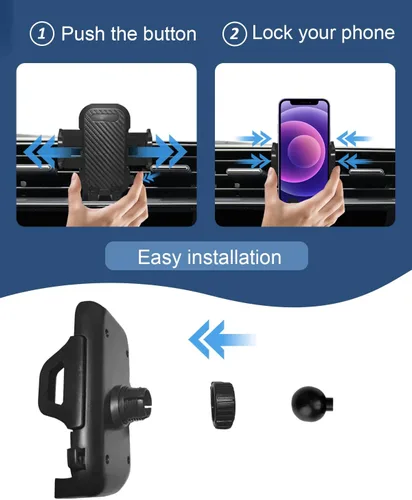 Miniatura 5 de oricarmes Soporte para teléfono Mazda CX-5, ajuste personalizado 2017-presente, compatible con todos los teléfonos celulares