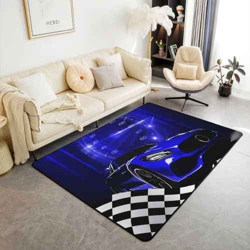 Miniatura 20 de Erosebridal Alfombra de motocross de 3 x 5 pies para mesita de noche, alfombra de motociclista para niños, adolescentes, motocicleta, deportes