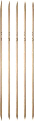 Miniatura 11 de Harfington - 5 piezas de agujas de tejer de bambú de doble punta, tamaño US 1 (2.25 mm), carbonizadas, 7.9 pulgadas (20 cm) rectas para tejer a