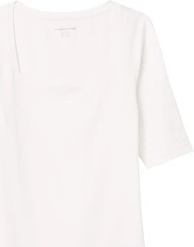 Miniatura 45 de Amazon Essentials - Camiseta de manga corta y cuello cuadrado para mujer
