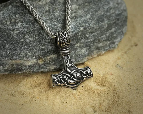 Miniatura 91 de Baldur Jewelry - Collar de martillo Thors Mjölnir - Colgante de martillo de Thor nórdico vikingo joyería vikingo - Collar Thor - Regalos Thor