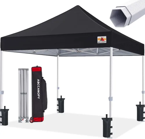 Miniatura 46 de ABCCANOPY Tienda de campaña con toldo emergente comercial 10x10 Serie Premium, Beige